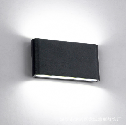 現(xiàn)代led壁燈戶外防水室外墻壁燈方形庭院燈過道陽臺燈床頭壁燈