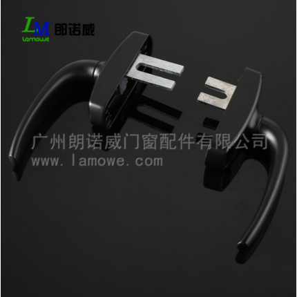 外貿(mào)拉手 鋁合金內(nèi)外開執(zhí)手多點鎖 窗戶門把手 門窗五金