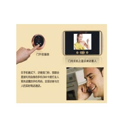 Ominia 智能貓眼 結(jié)合門磁 窗磁 PIR人體偵測 煤氣探測器