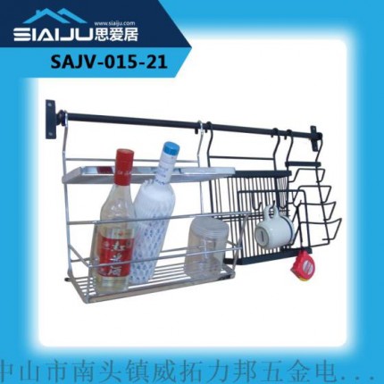 思愛居 多功能壁掛式刀板架 調(diào)味調(diào)料收納架 廚房掛架組合套裝