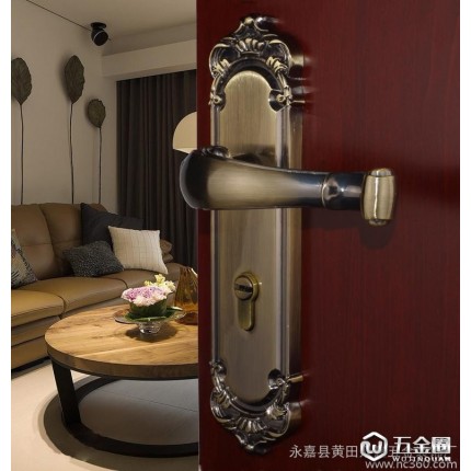 供應(yīng)機(jī)械門鎖室內(nèi)門鎖 黃古銅青古銅砂銀白 大手柄 執(zhí)手鎖 廠家直銷