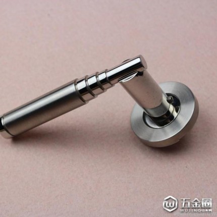 LELONLOCK樂朗廠家直銷RLH-36不銹鋼304精鑄實心分體門鎖 室內(nèi)門鎖 房門鎖 機械門鎖