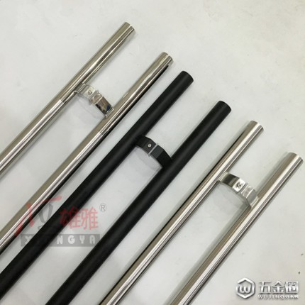 不銹鋼馬蹄腳有框玻璃門大門拉手 斜腳全砂辦公室商業(yè)店面大拉手