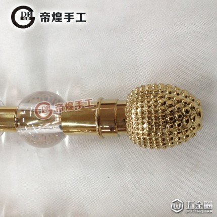 帝煌手工 金色豪華水晶大門(mén)拉手 歐式鋼化玻璃門(mén)推拉門(mén)長(zhǎng)把手鈦金 玻璃門(mén)拉手