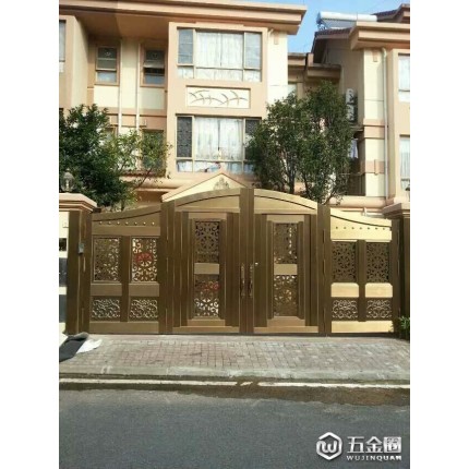 騰泰（tengtai）tt-5417供應(yīng)紫銅門窗、銅欄桿、銅雕、入戶大門、別墅庭院門、四合門、家庭純銅門.