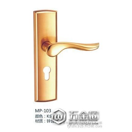 2015新款鎖具 特價銷售 廠家批發(fā)室內(nèi)門鎖 鋁合金槍金執(zhí)手門鎖（K金拉絲）機(jī)械性能 彈子插芯門鎖