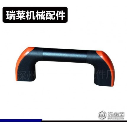 直銷鋁合金管橢圓拉手 工業(yè)機(jī)床顯示屏圓型塑料櫥柜拉手提手
