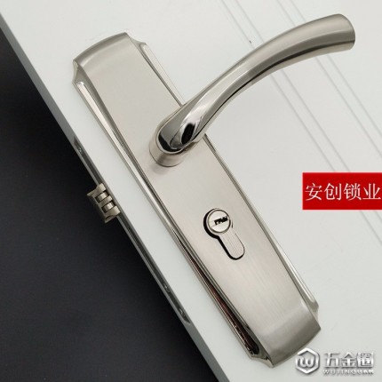 安創(chuàng)G506 歐式 304不銹鋼室內(nèi)房門(mén)鎖 靜音執(zhí)手鎖 臥室門(mén)鎖套裝壓把鎖 加厚