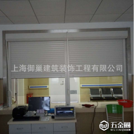 御巢 上海卷簾卷定制安裝 電動防盜卷簾門窗 別墅商務樓鋁合金卷簾窗