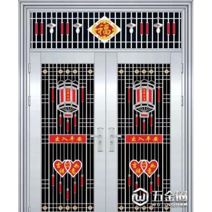 直銷 不銹鋼門窗 別墅進(jìn)戶門 不銹鋼對開門 非標(biāo)不銹鋼門定制