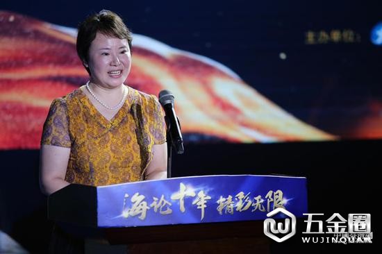 中國(guó)臺(tái)灣網(wǎng)總經(jīng)理劉曉輝致辭。（中國(guó)臺(tái)灣網(wǎng) 袁楚 攝）