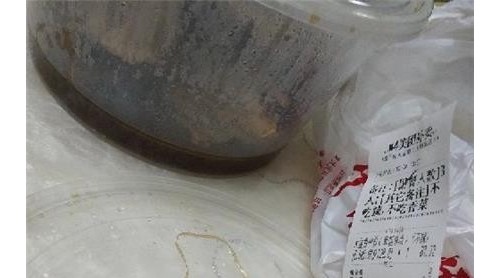 外賣中發(fā)現(xiàn)30厘米長塑料繩？ 蘇升記稱已與顧客和解