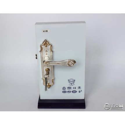 155-156沙金銀熱銷(xiāo)鋅合金鎖沙金銀室內(nèi)門(mén)鎖實(shí)木門(mén)房門(mén)鎖具