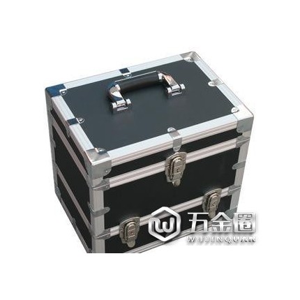 生產(chǎn)雙開五金工具箱 消防防水鋁合金設(shè)備箱 家用鋁合金工具箱