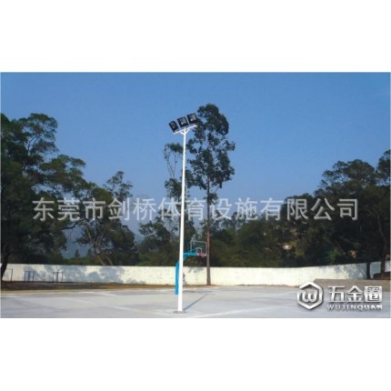 湖南戶外籃球場燈桿生產(chǎn)/泉州室外球場燈柱安裝