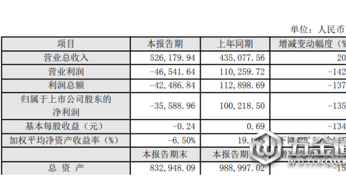 湯臣倍健2019年虧損3.56億 較上年同期由盈轉虧